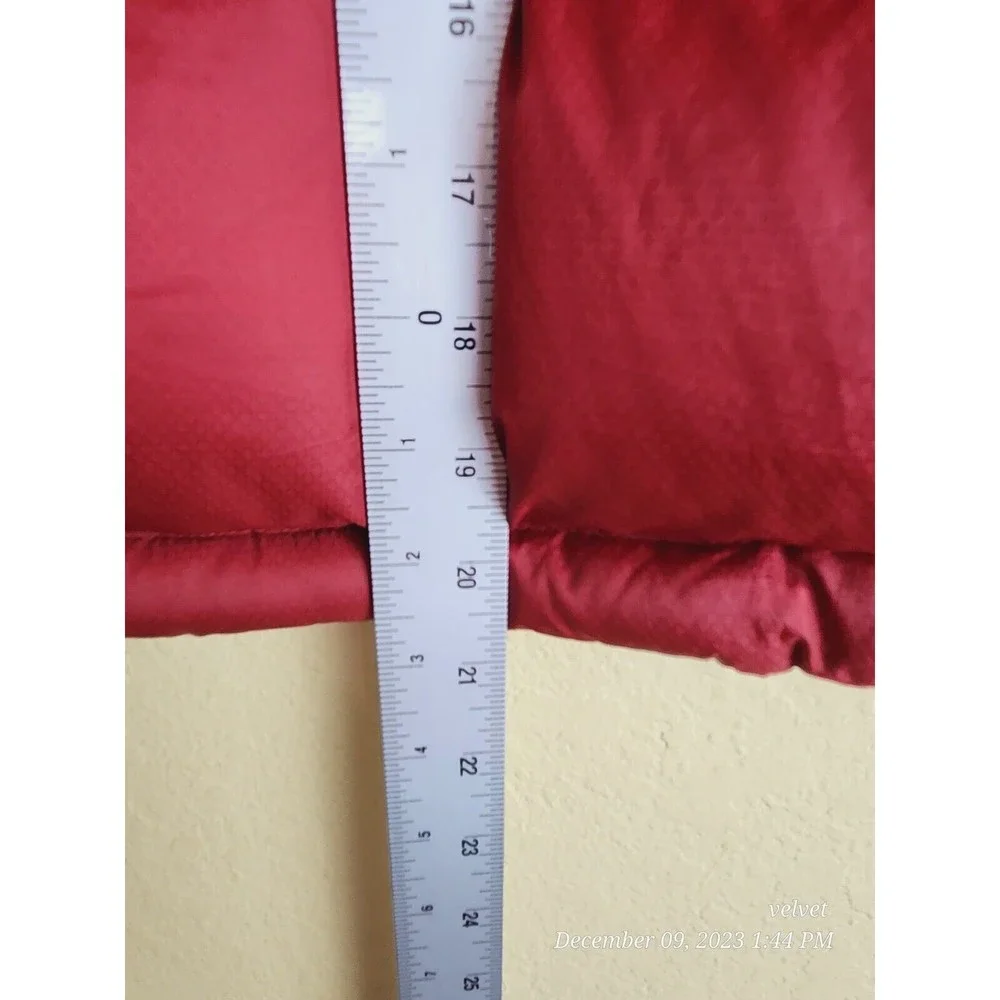 Kathmandu Youth Large Duckdown Vest‎ Red Green Warm Lightweight READ